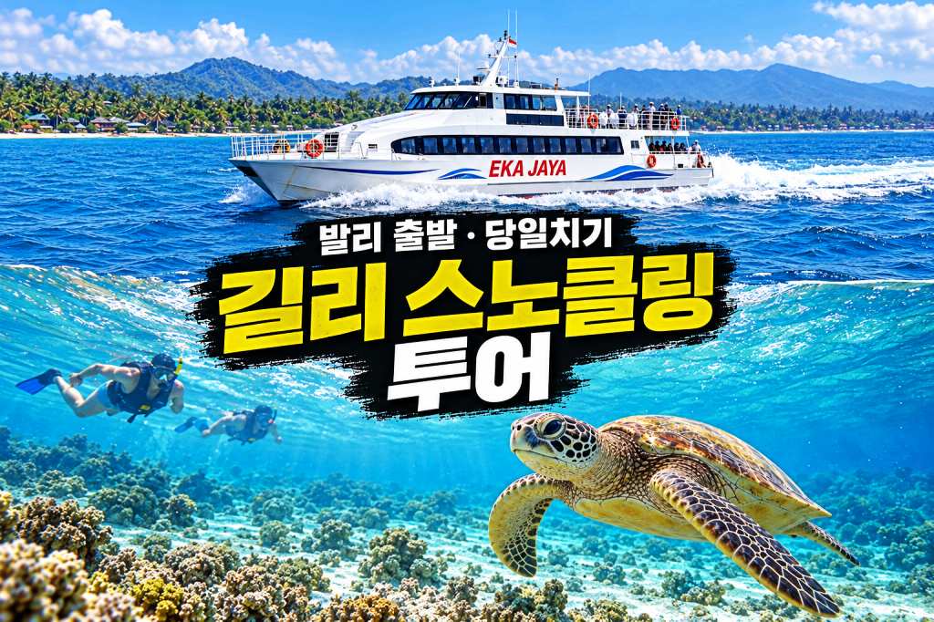발리 출발 길리 스노클링 투어