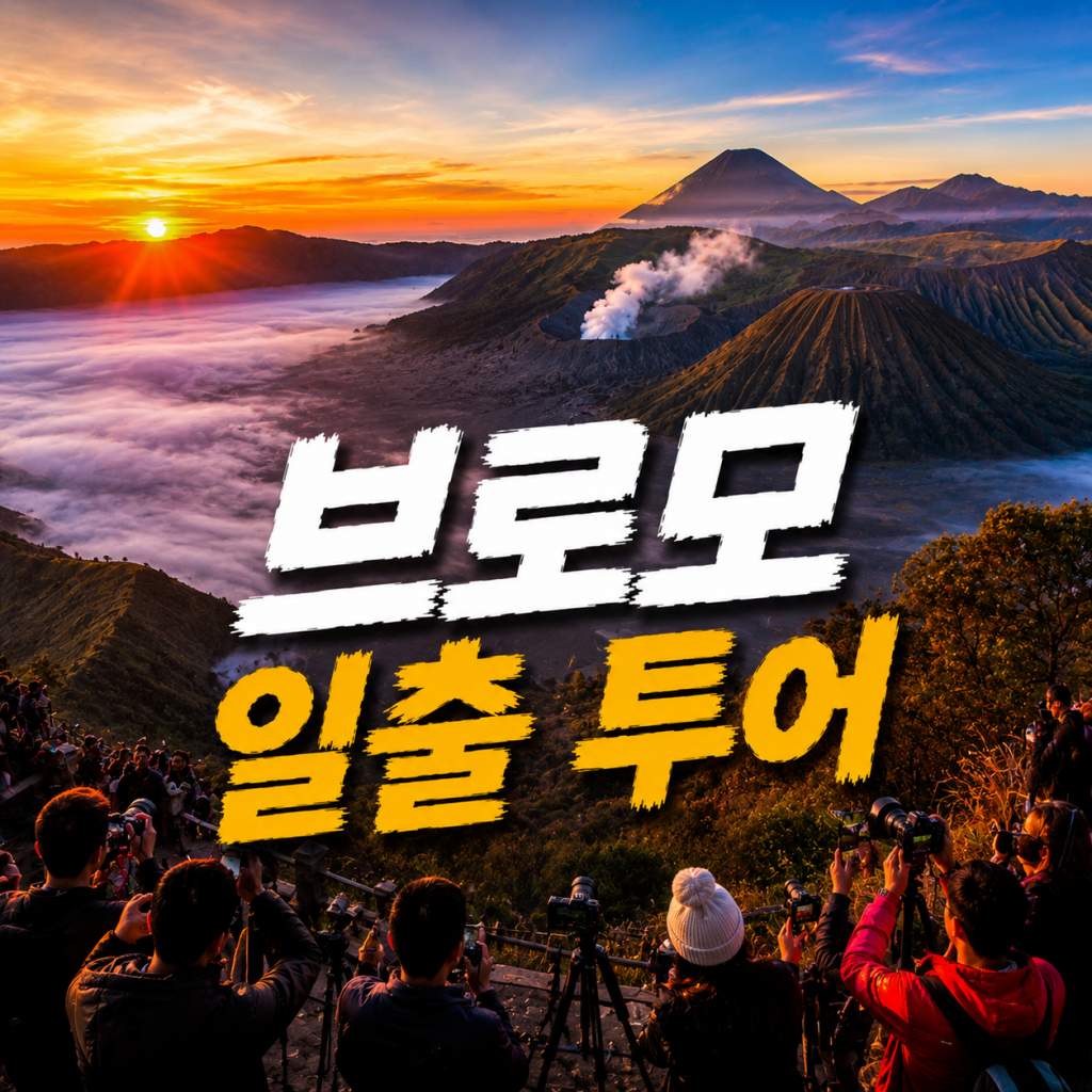 브로모 화산 투어 자바 일출 명소 지프투어
